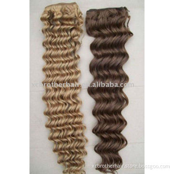 DEEP WAVE 16" human hair weaving